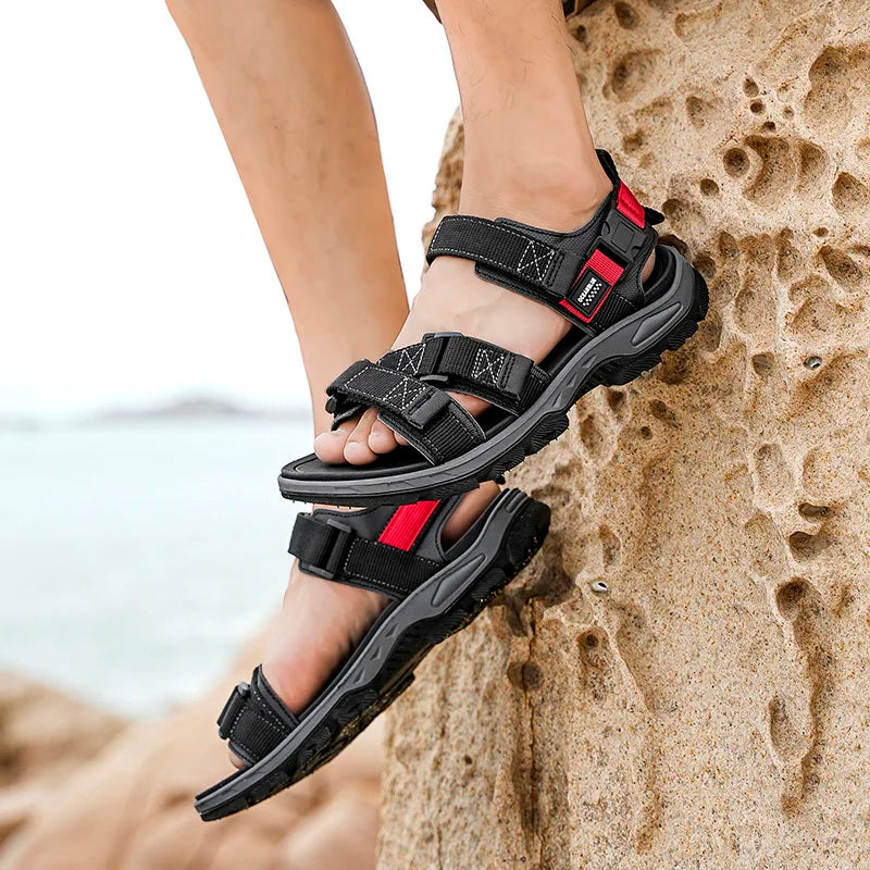EALSQNCN Men's Summer Sandals Lightweight Anti Slip Comfort