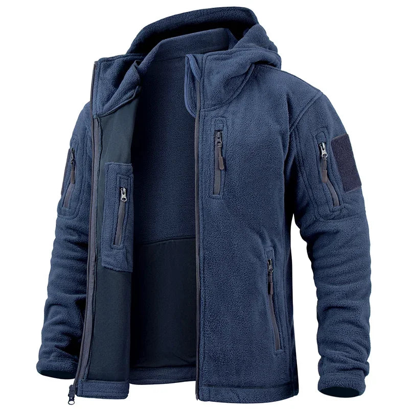 ReFire Gear Fleece Tactical Jacket For Outdoor Hiking Winter Warm