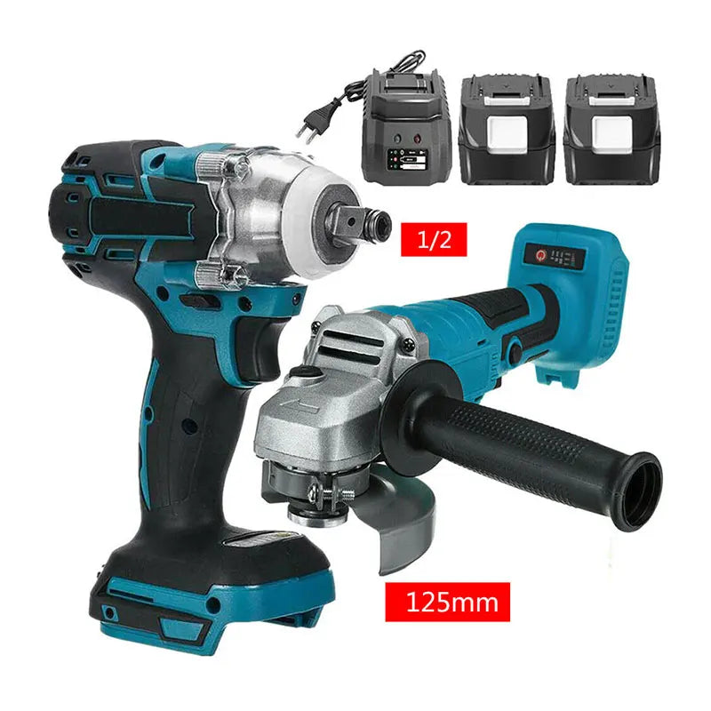 Hign-concerned Brushless Angle Grinder 18V Makita Battery Kit