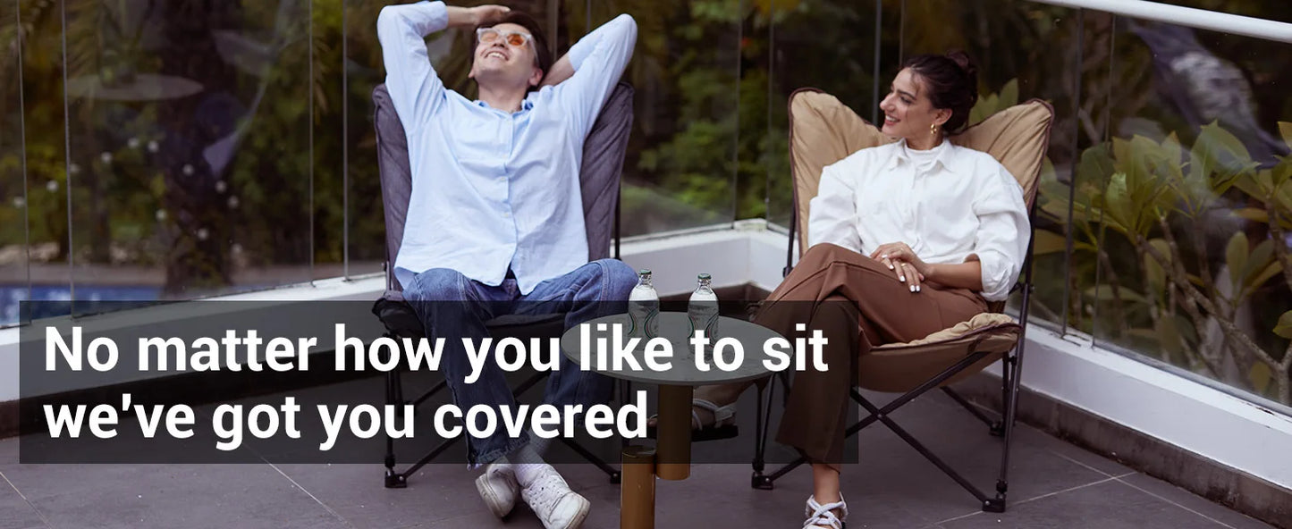 KingCamp Premium Upholstered Butterfly Camping Chair Portable Foldable For Travel