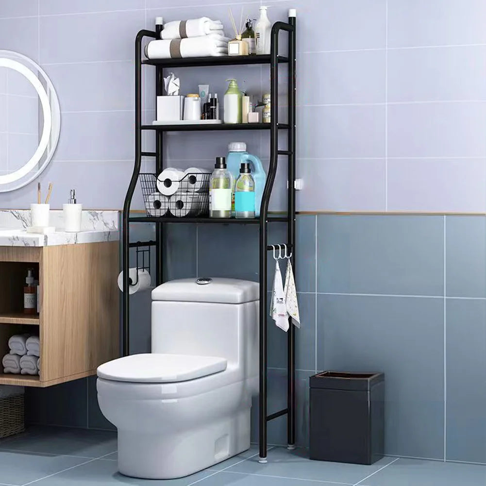 Studyset Over Toilet Storage Shelf 2 Tier Freestanding Metal