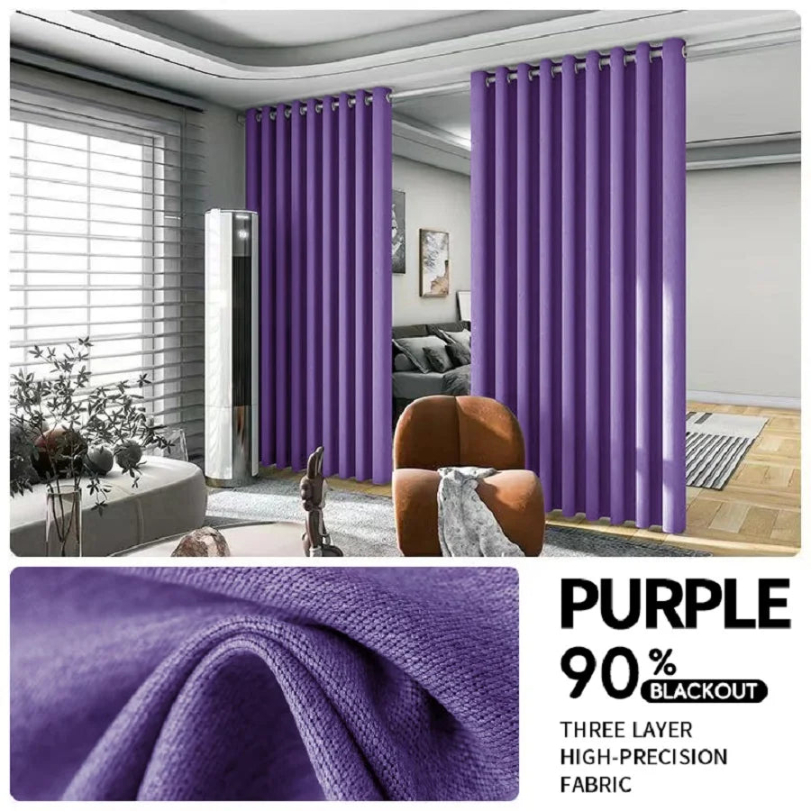 Zhejiang Blackout Curtain Room Divider Noise Reduction Grommet Top