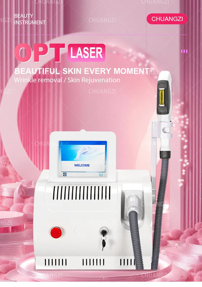 TAIXL Beauty Salon Portable IPL Hair Removal Laser Machine Diode Laser Permanent Hair Removal