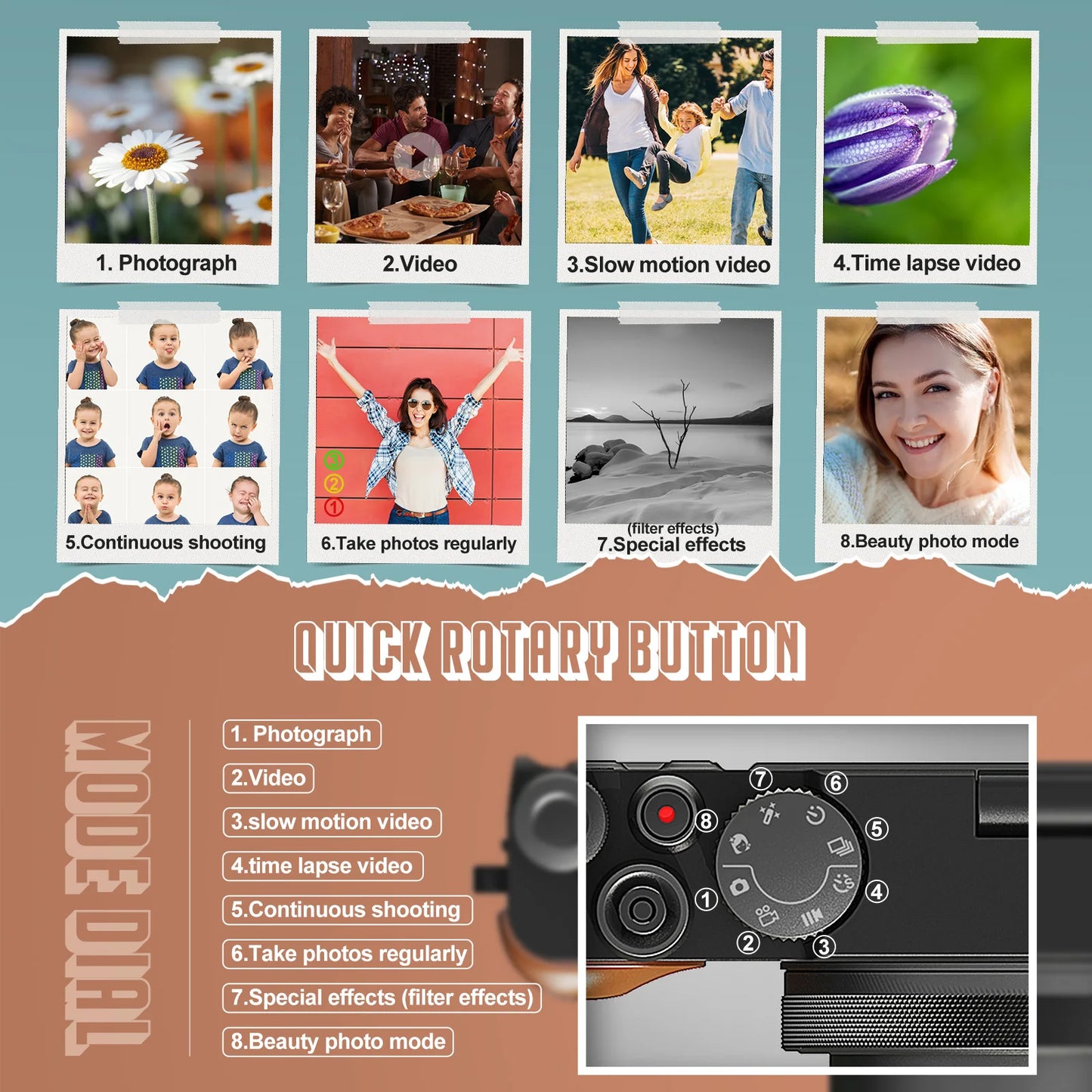 NBD 56MP 4K Autofocus Digital Camera With 32GB Card Bundle