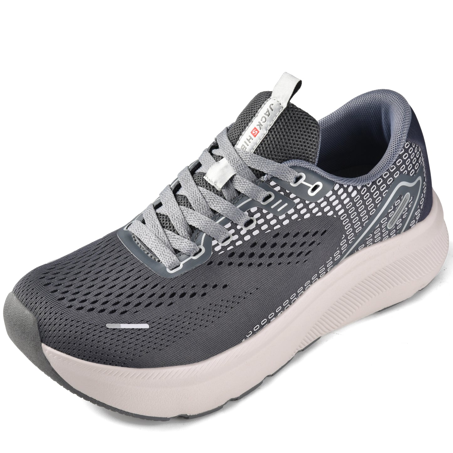 Men Slip On Wide Toe Box Shoes With Arch Support For Running And Walking