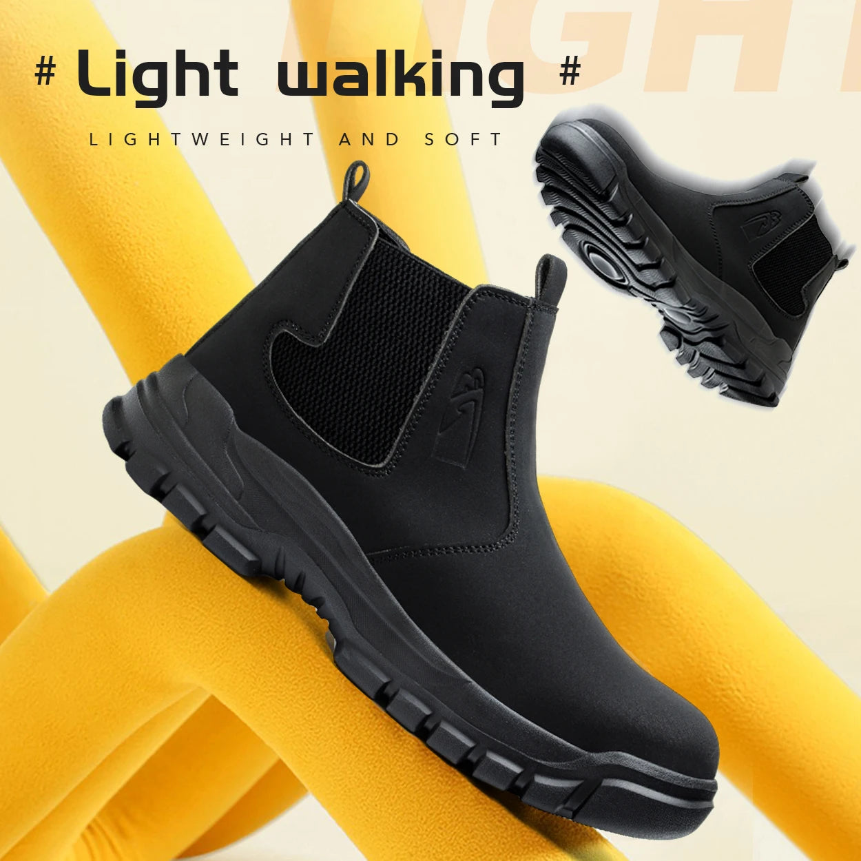 Kankeirr Waterproof Safety Boots Steel Toe AntiPuncture