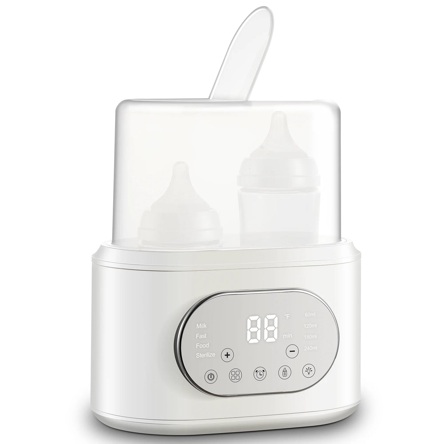 Hign-concerned 10-in-1 Baby Bottle Warmer Dual Heating With Timer