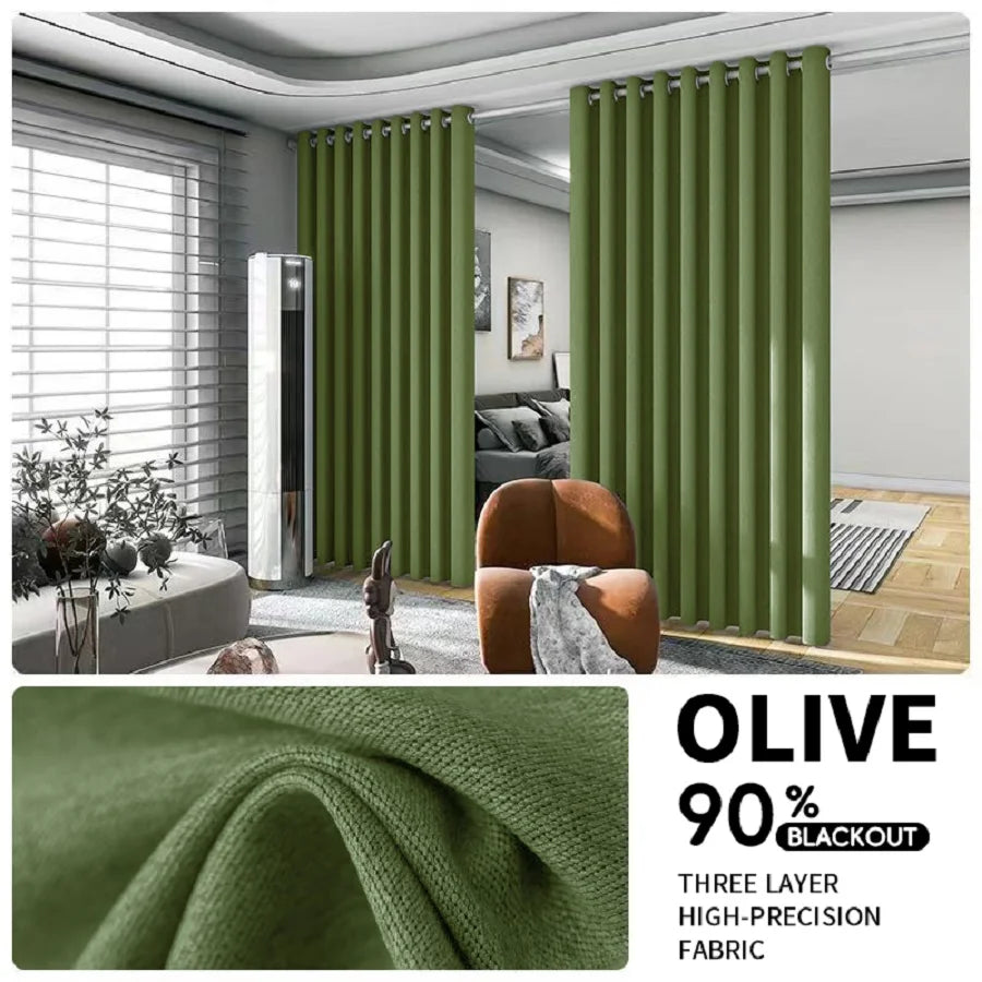 Zhejiang Blackout Curtain Room Divider Noise Reduction Grommet Top