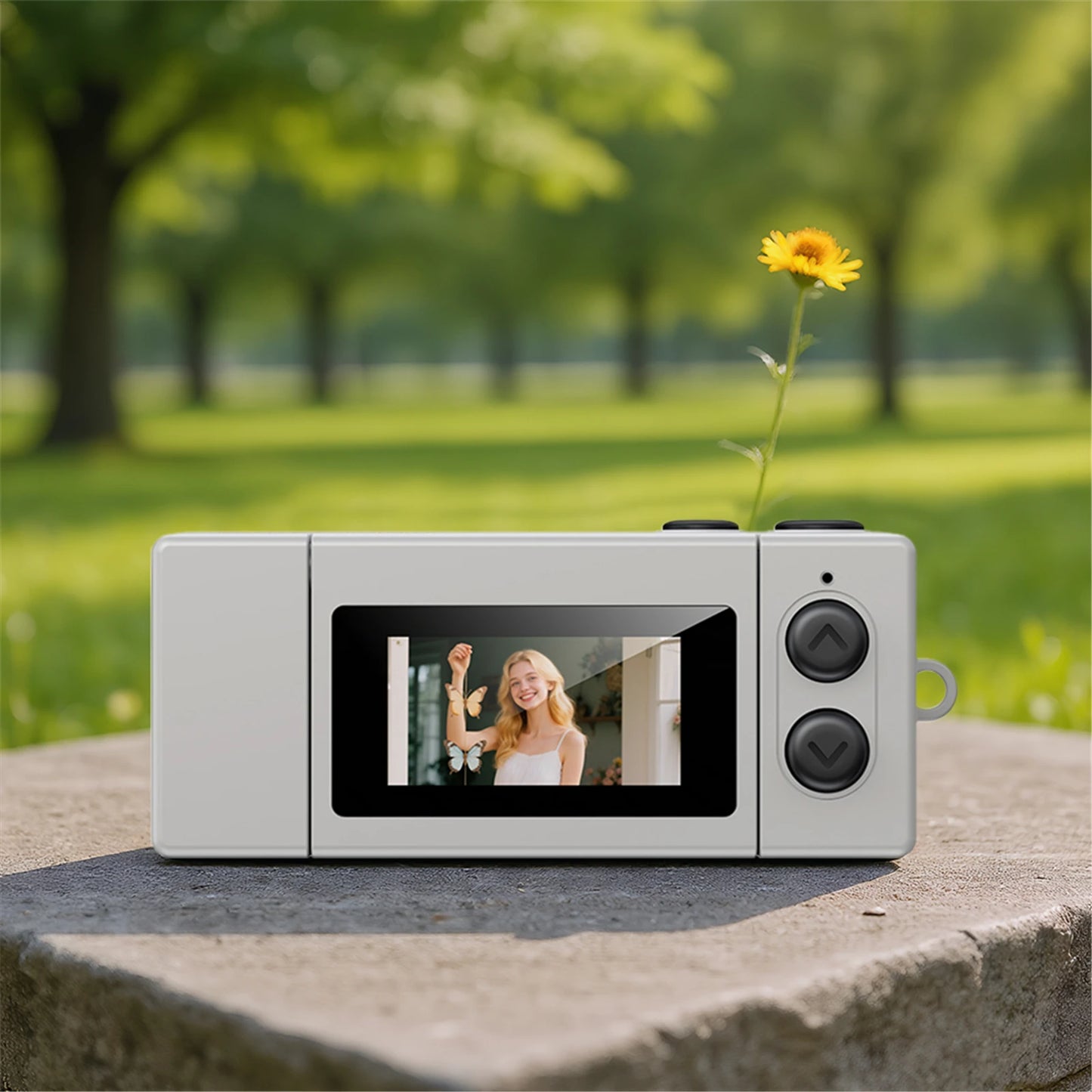 Shunmaii Retro Small Video Recorder Camcorder 1080P For Travel Vlog
