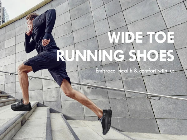 Men Slip On Wide Toe Box Shoes With Arch Support For Running And Walking