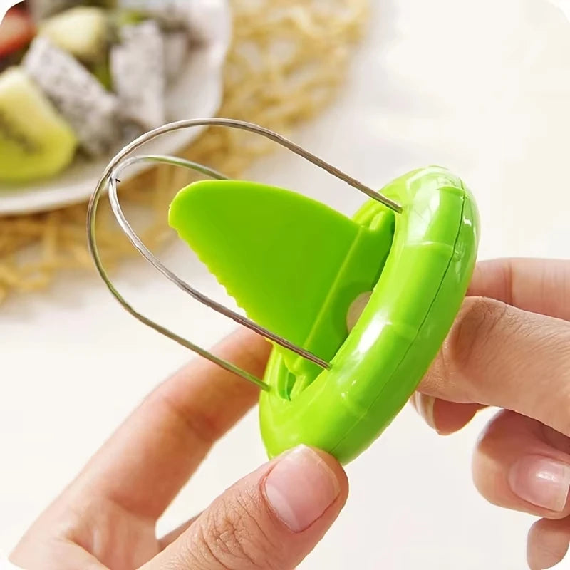 Stainless Steel Kiwi Cutter Peeler Slicer for Fast Fruit Prep