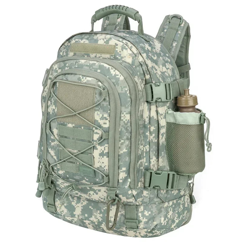 LQARMY 65L Military Tactical MOLLE Backpack Rucksack Outdoors