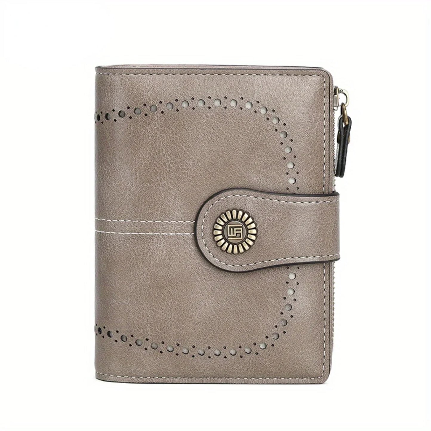 Sichuan RFID Anti Theft Women Wallet Multi Card Zipper