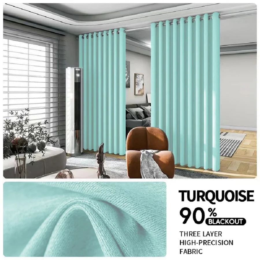 Zhejiang Blackout Curtain Room Divider Noise Reduction Grommet Top