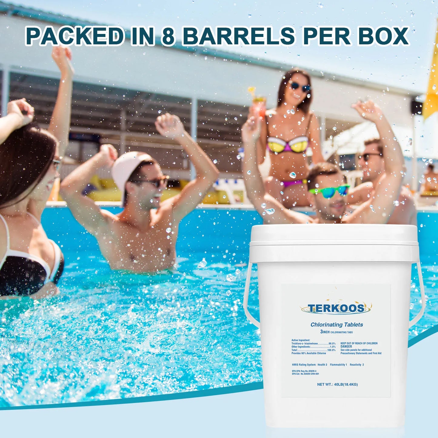 Keezumy Chlorine Tablets for Swimming Pools Water Purifier