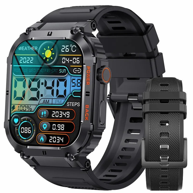 LIGE Outdoor Fitness Smartwatch For Men Blood Oxygen