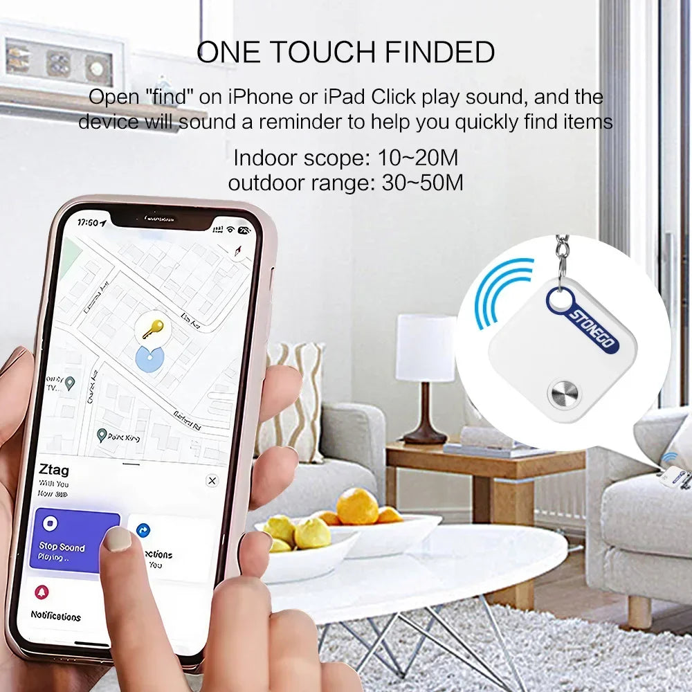 GPS Tracker, Apple Find My Key Finder for Pets