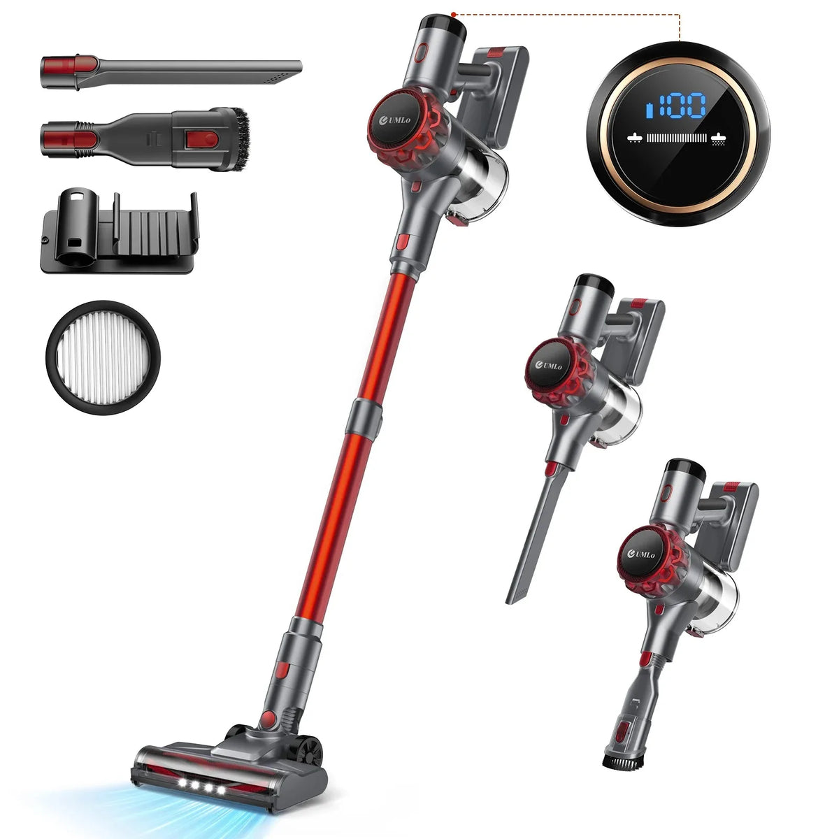 INSE S3P Powerful Cordless Stick Vacuum Cleaner with HEPA Filtration
