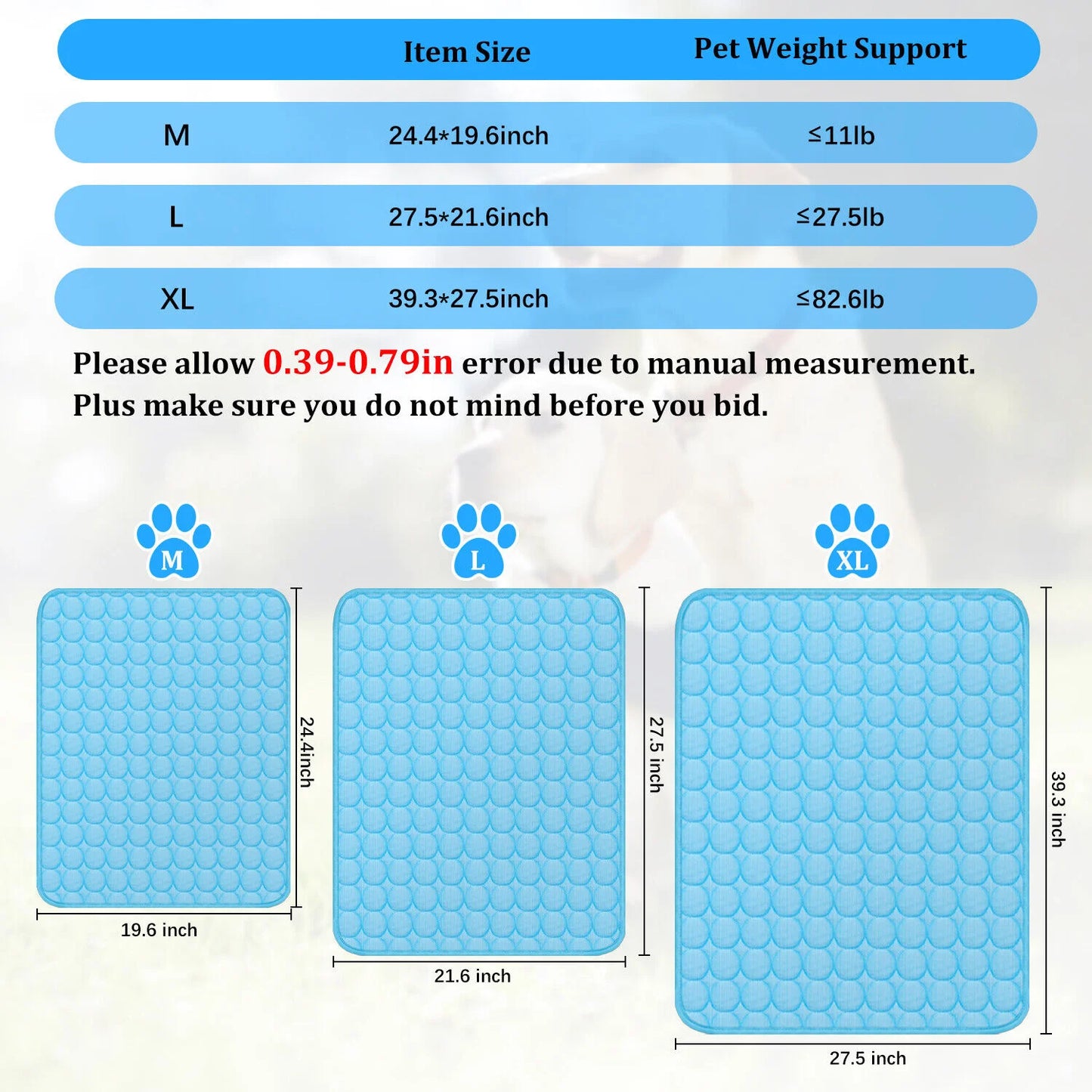 Zhejiang Pet Cooling Mat for Dogs Cats Summer Sleep