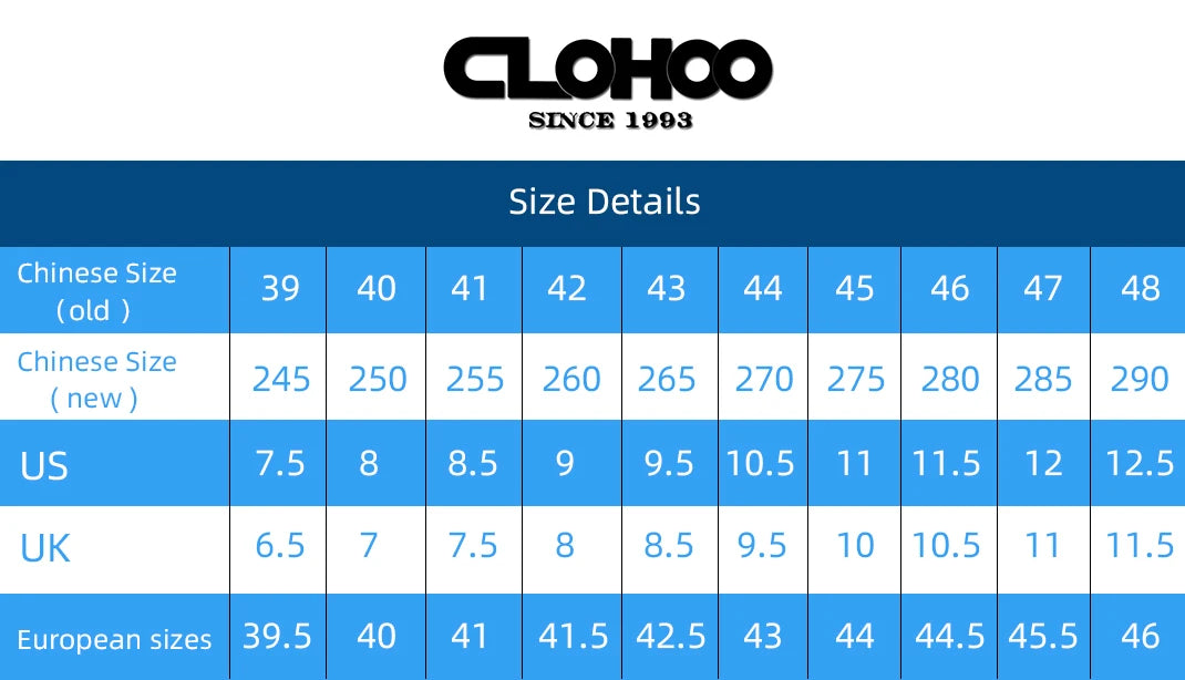 CLOHOO Men's Breathable Beach Sandals Slip On Shoes