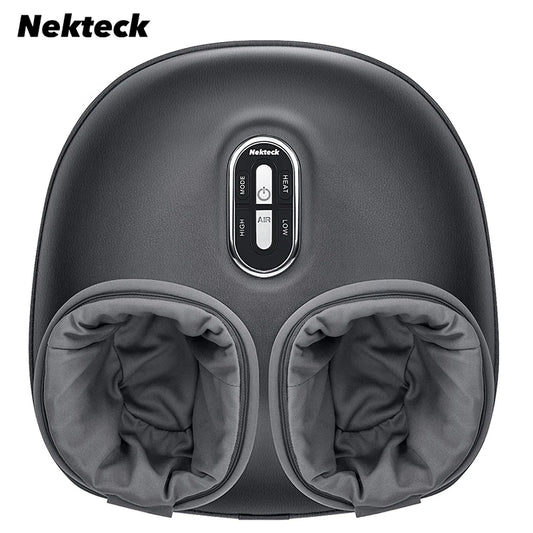 Nekteck Foot Massager With Heating Therapy Air Compression Shiatsu Knead