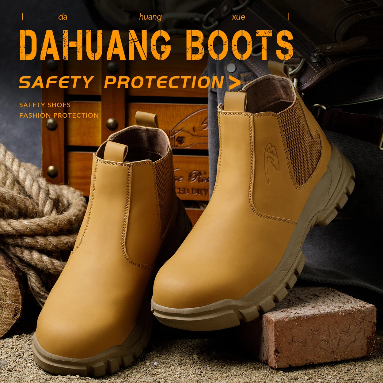 Kankeirr Waterproof Safety Boots Steel Toe AntiPuncture