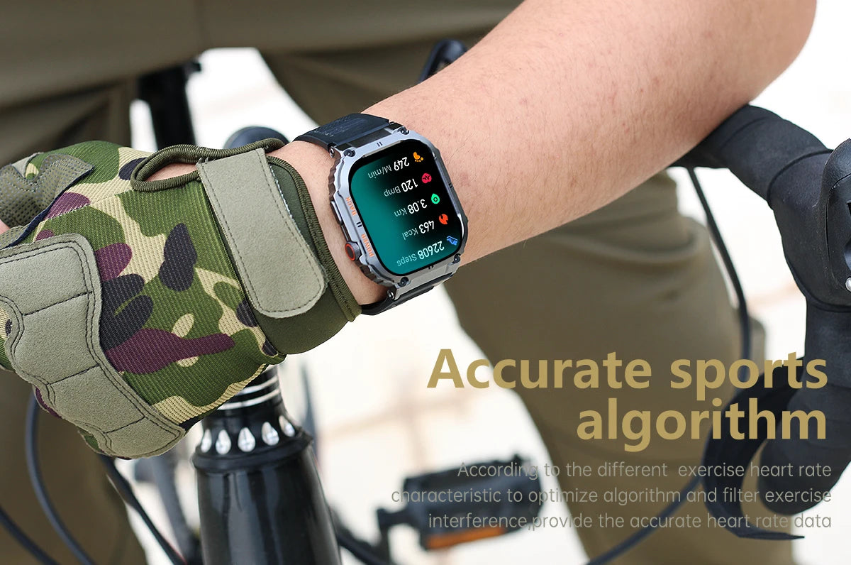 LIGE Outdoor Fitness Smartwatch For Men Blood Oxygen