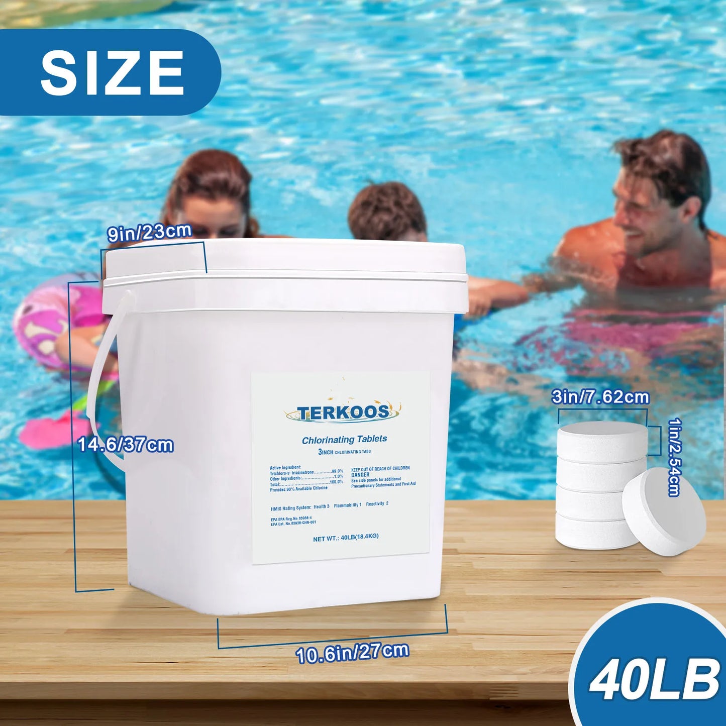 Keezumy Chlorine Tablets for Swimming Pools Water Purifier