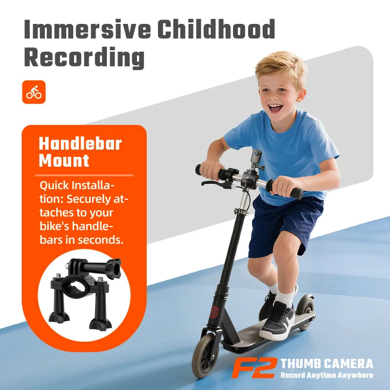 Kids Action Camera 1080p Mini Portable Video Recorder For Outdoors