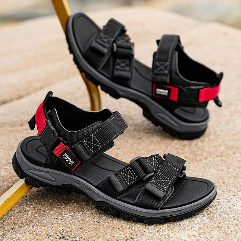 EALSQNCN Men's Summer Sandals Lightweight Anti Slip Comfort