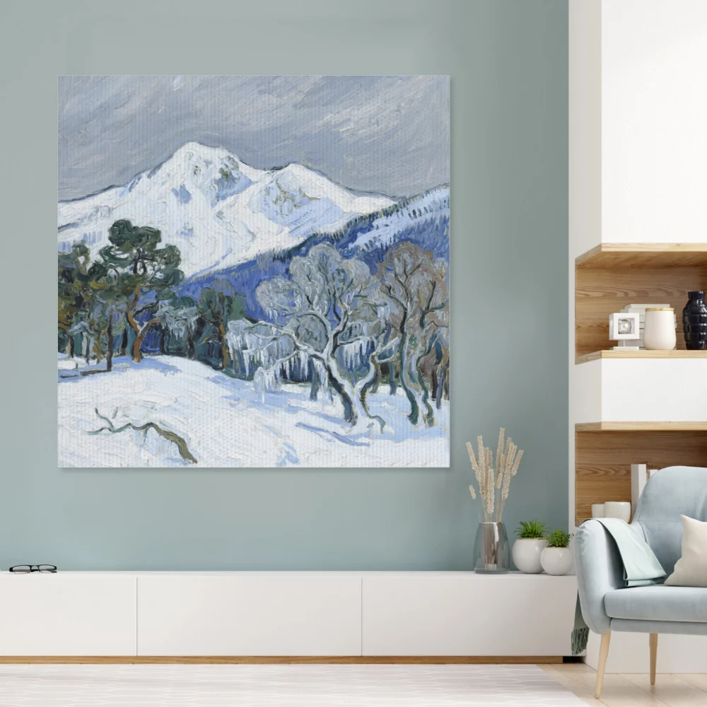 Form Four Seasons Canvas Oil Painting Wall Art Decor