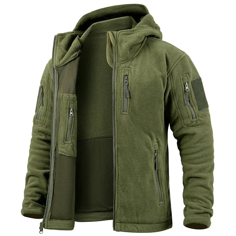 ReFire Gear Fleece Tactical Jacket For Outdoor Hiking Winter Warm