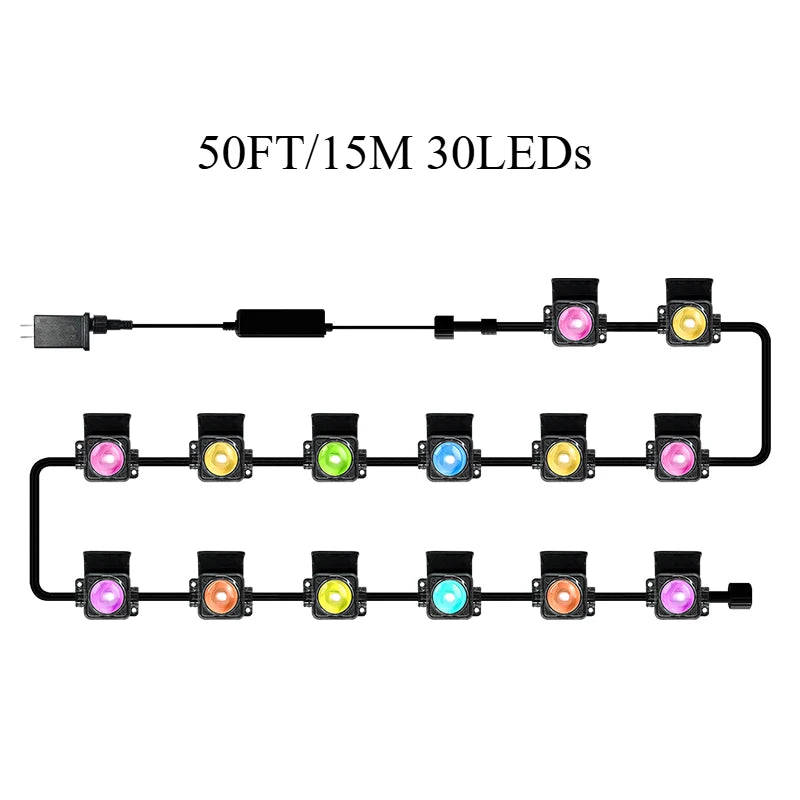 MIMIRGB LED Courtyard Lights for Weddings and Parties