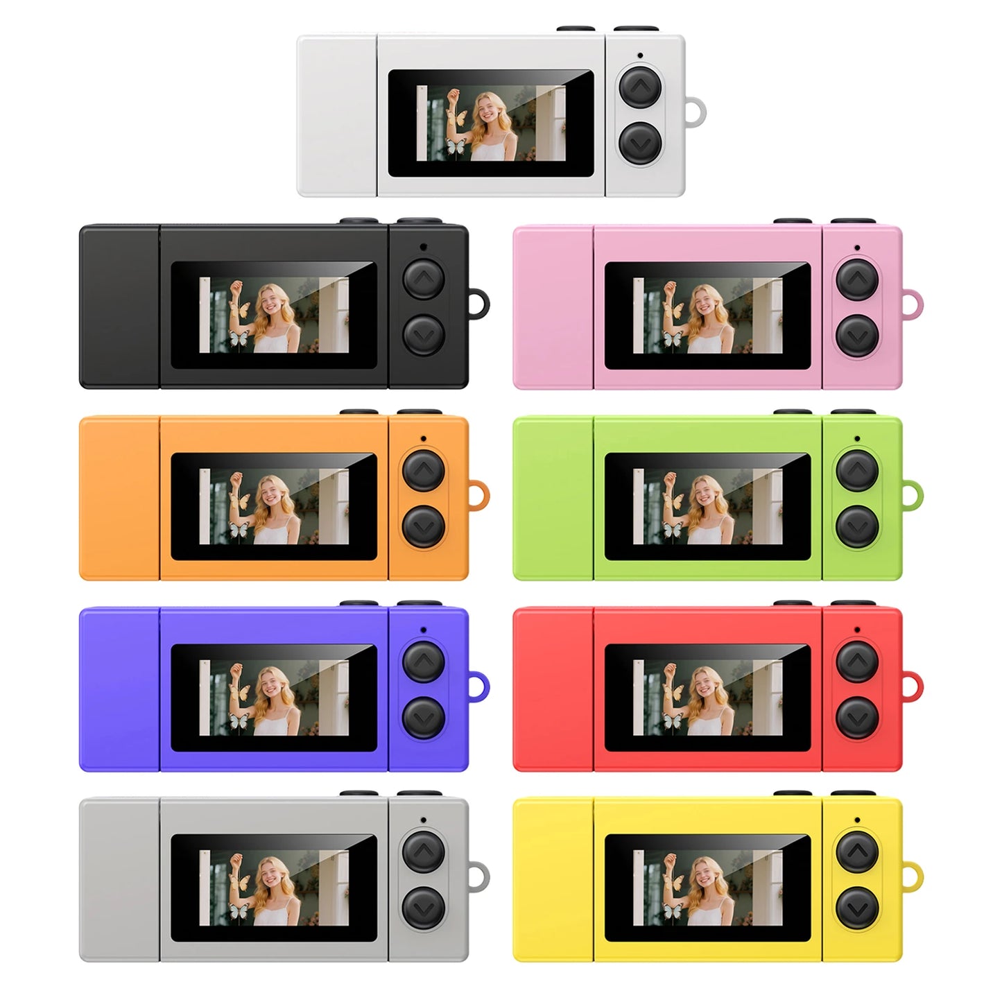 Shunmaii Retro Small Video Recorder Camcorder 1080P For Travel Vlog