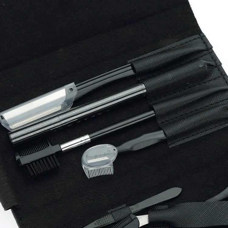 Hign Concerned Chemical Eyebrow Trimming Tool Set With Comb