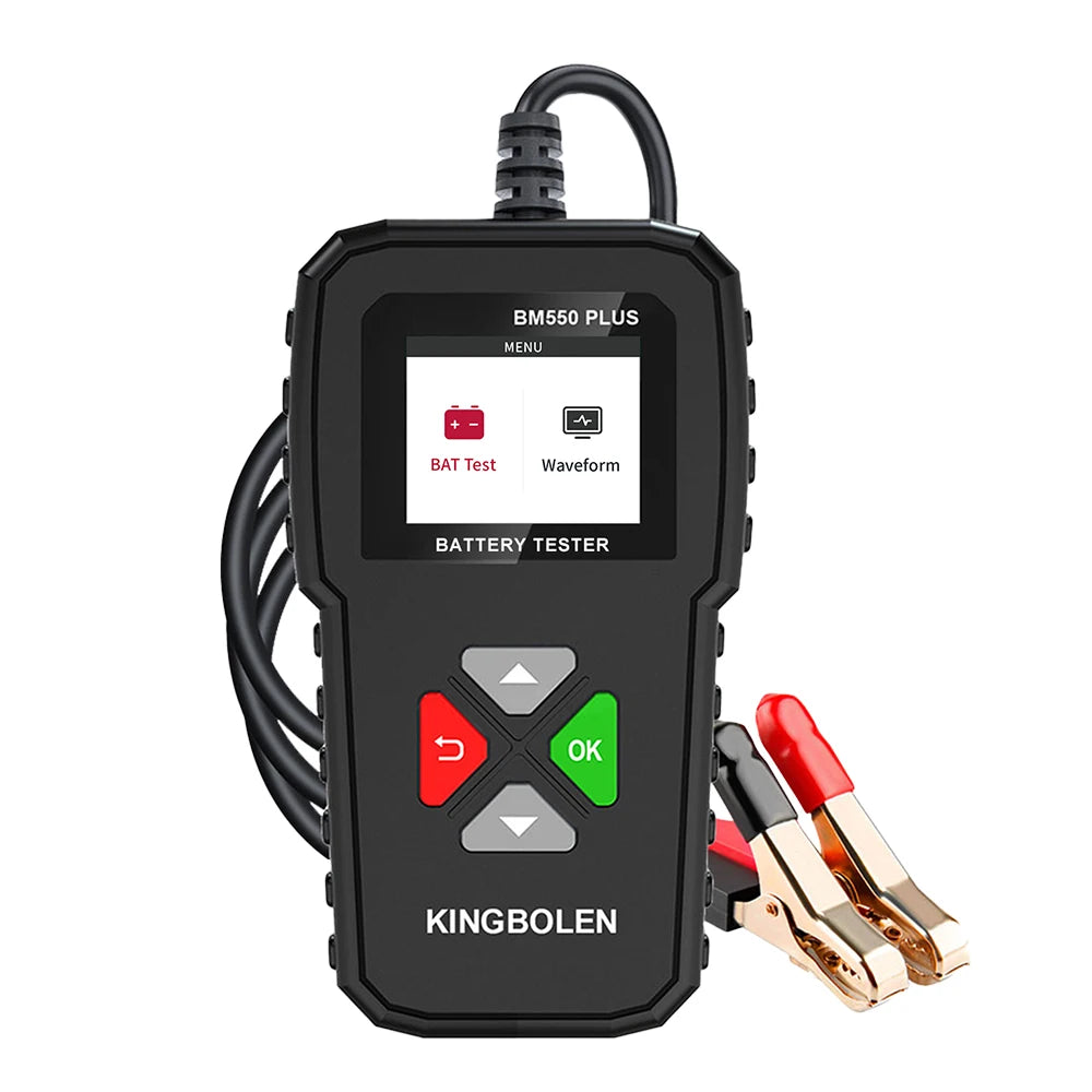 Kingbolen BM550 Plus Car Battery Tester 6V 12V 24V Device