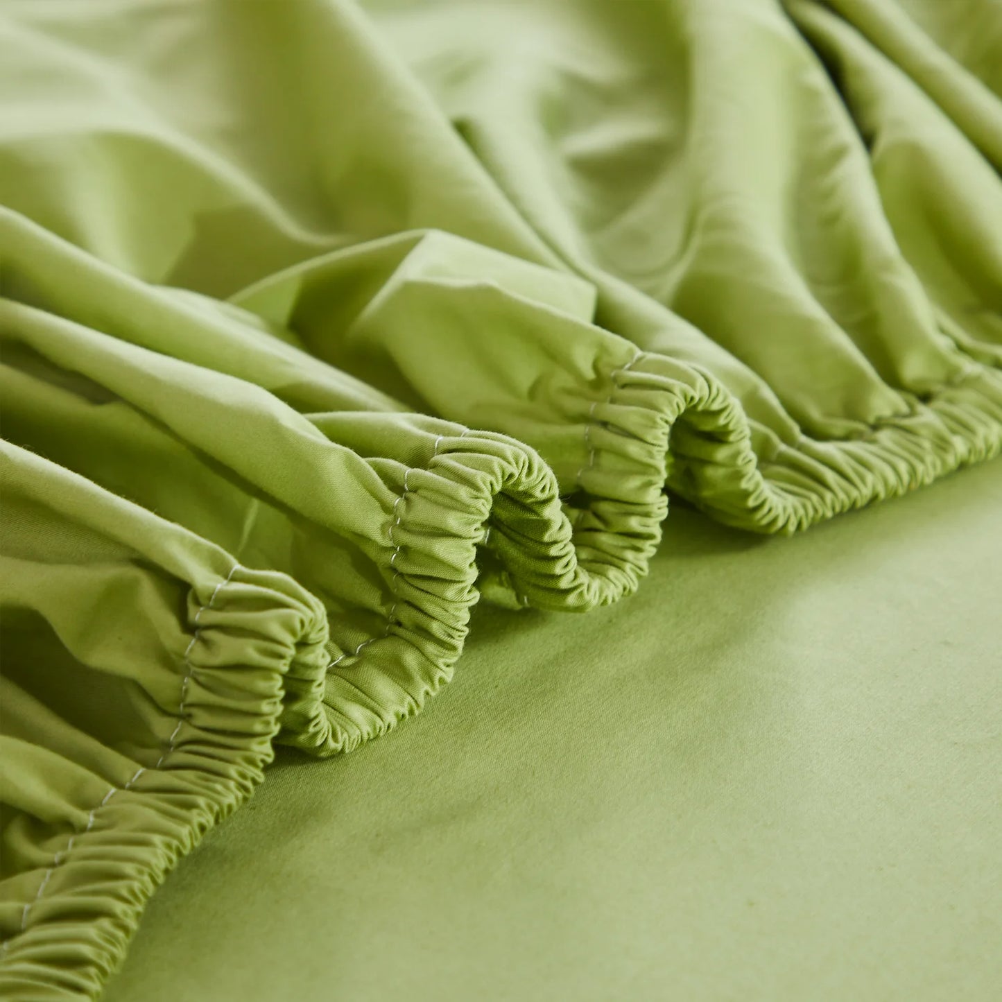 LISSTHERCN Fitted Sheet Set 3 Piece Cotton Bedding