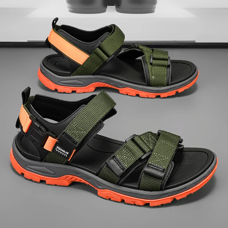 EALSQNCN Men's Summer Sandals Lightweight Anti Slip Comfort