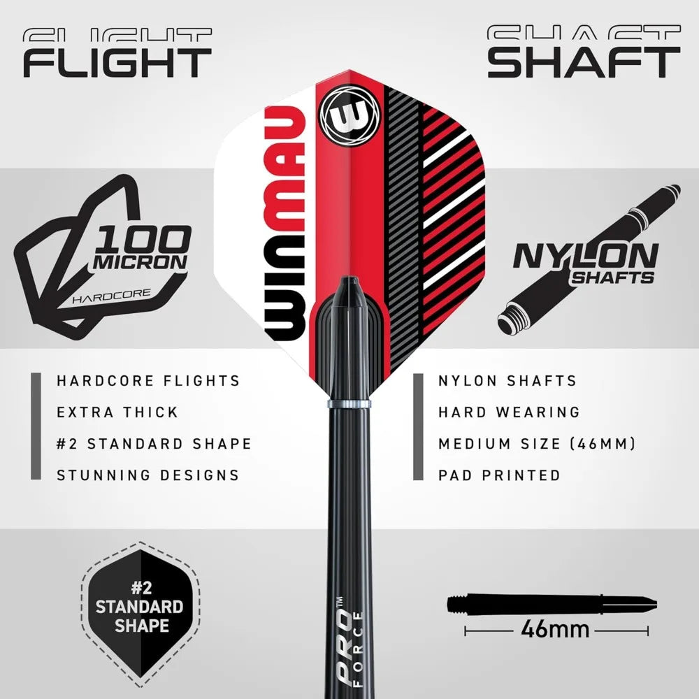 MastersPro ProfessionalGrade Bristle Dartboard AllInclusiveSet With Darts Shafts OcheIncluded