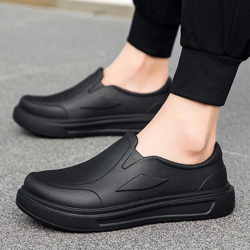 Mens Anti Slip Kitchen Shoes Oil Resistant Work Clogs