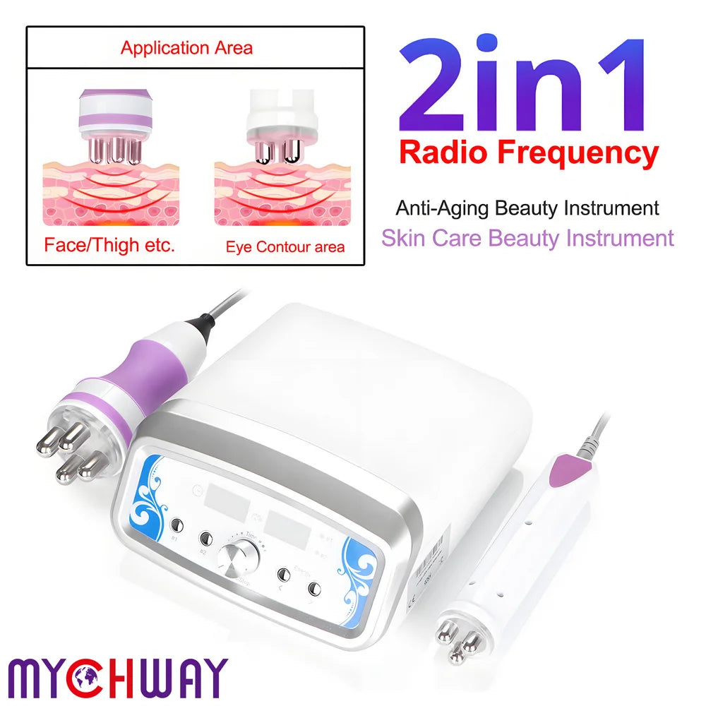 Mychway Mini 2in1 Multipolar Facial Wrinkle Removal Machine