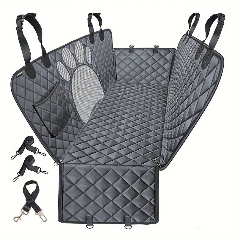 Nonecn Dog Seat Cover Hammock Rear Seat Protector Heavy Duty