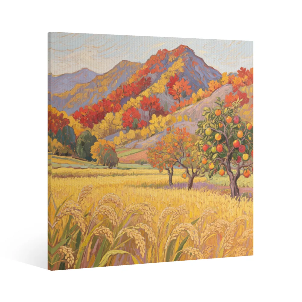 Form Four Seasons Canvas Oil Painting Wall Art Decor