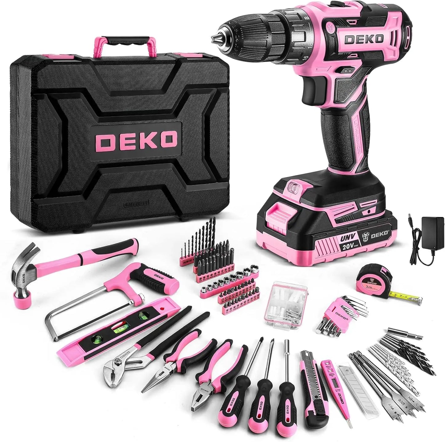 DEKODIY 20V Cordless Drill Kit With Battery