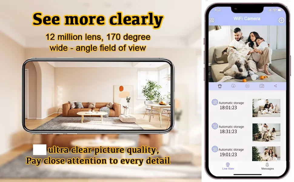 R27 Wireless HD Sports Mini Camera Handheld Recorder For Home Outdoor