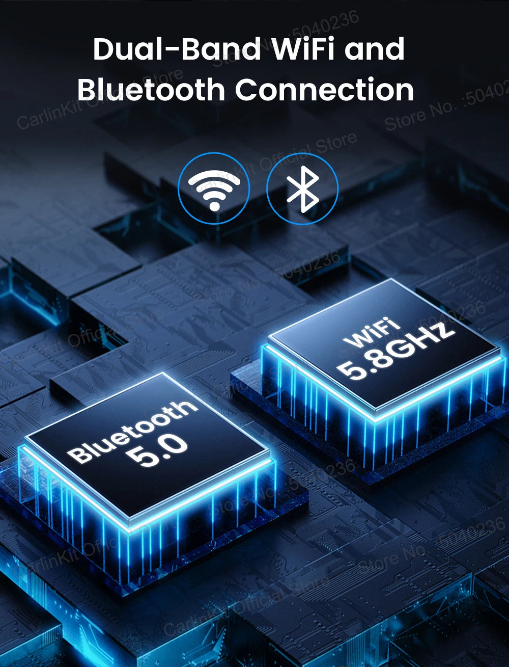 Carlinkit X1CA Baidu Carlife Wireless CarPlay Adapter 2In1