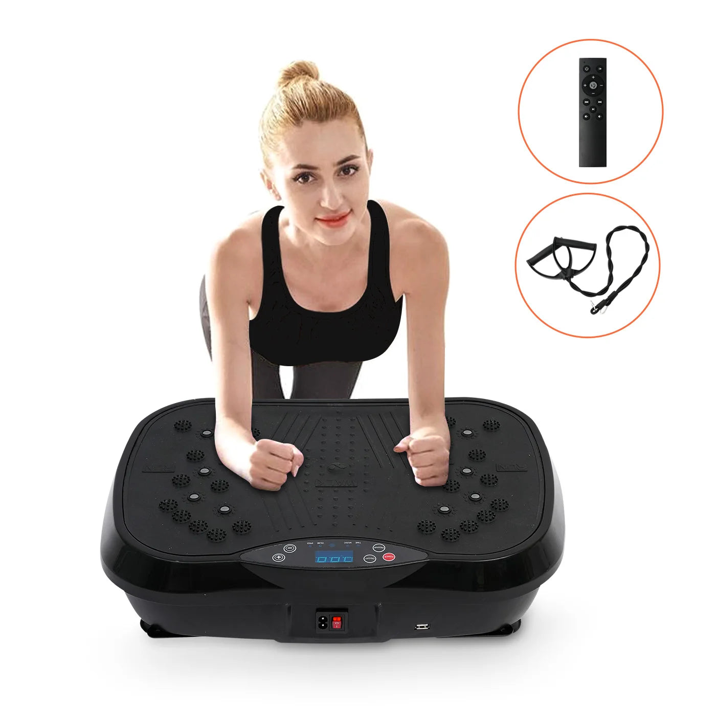 H Vibration Plate Exercise Machine For Fat Burning Fitness