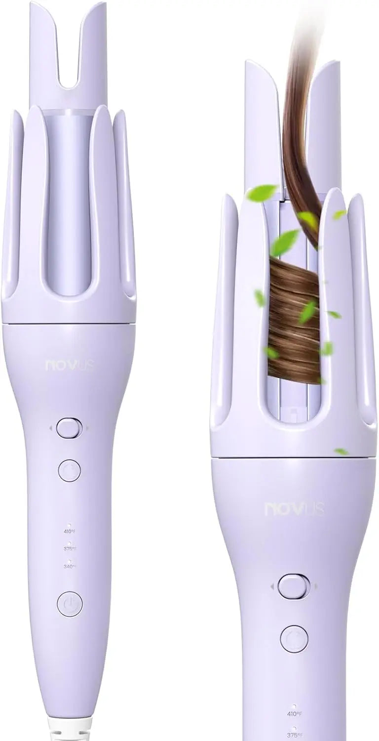 NOVUS Rotating Curling Iron for Effortless Beach Waves