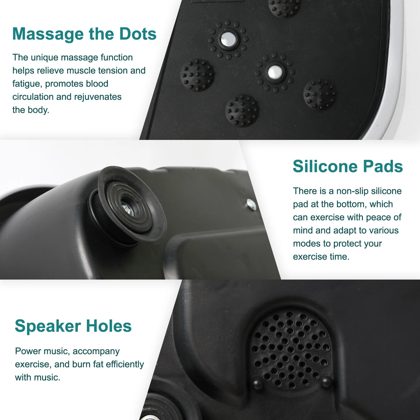 H Vibration Plate Exercise Machine For Fat Burning Fitness