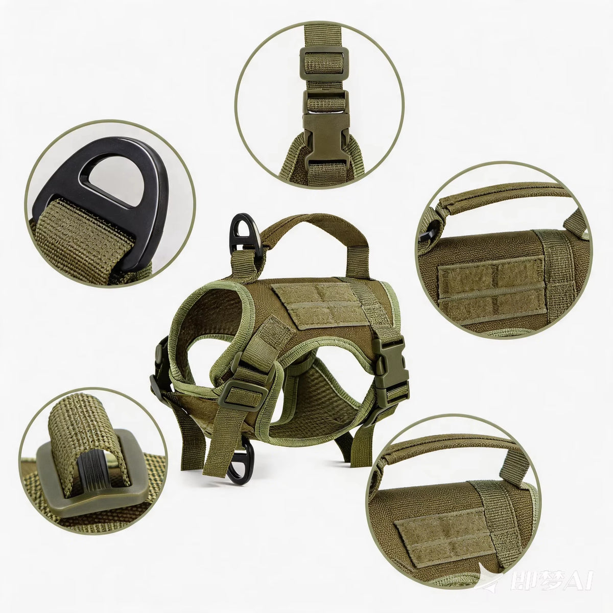 Tactical Cat Harness and Leash Set
